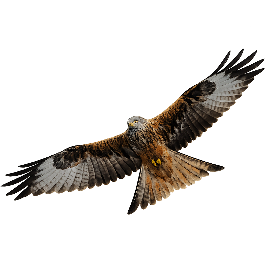 Great Red Kite in flight (CC BY 2.0)
